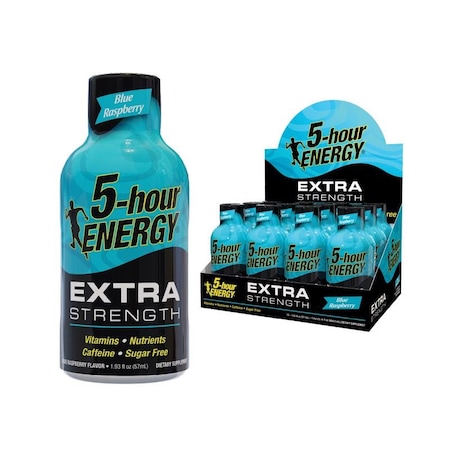 5 Hour Energy 5-hour Energy Sugar Free Blue Raspberry Energy Shot 1.93 oz 768123